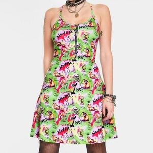 Vibrant Graphic Print Dress